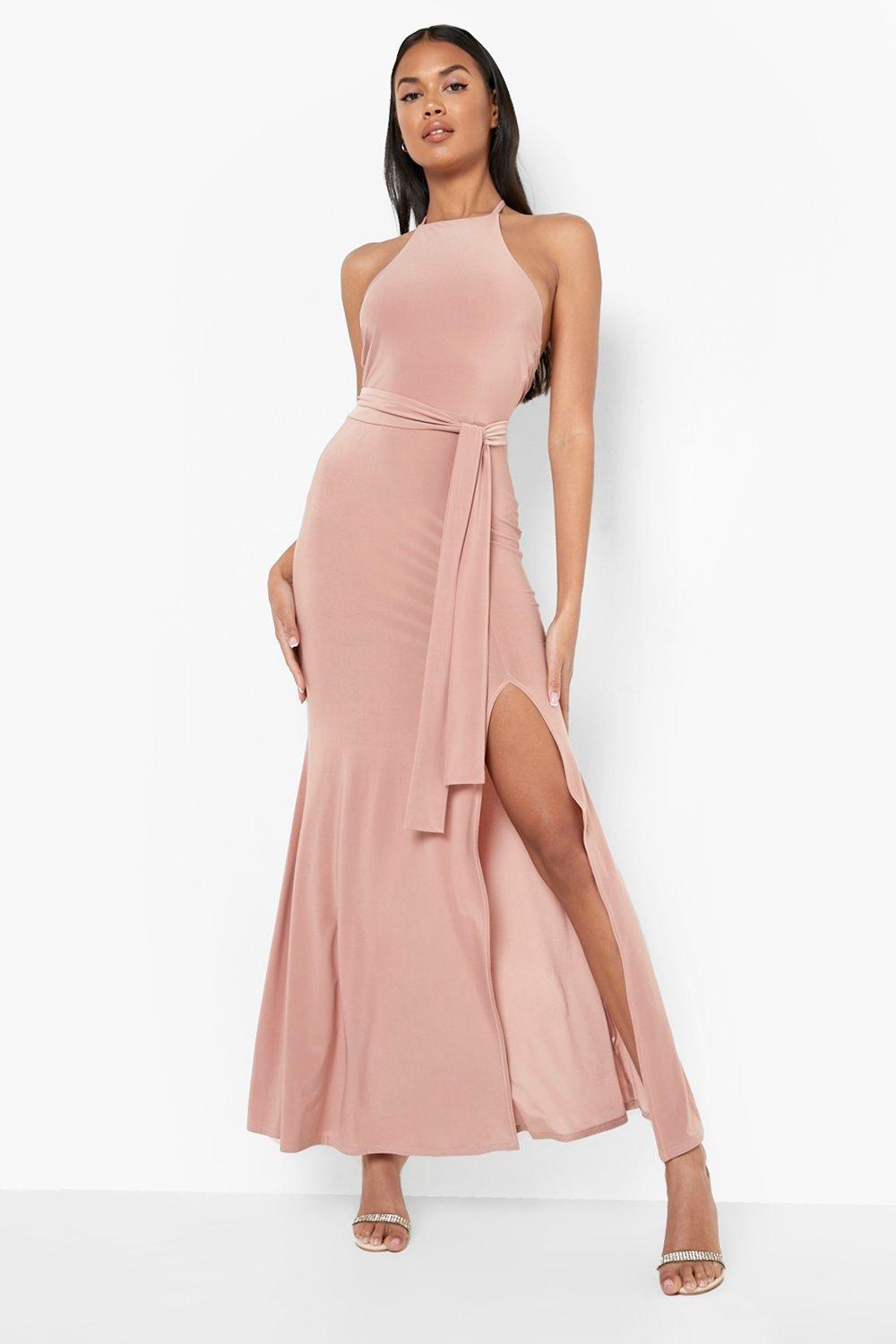 Missguided choker 2024 maxi dress